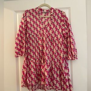 Zara mid length sleeve dress